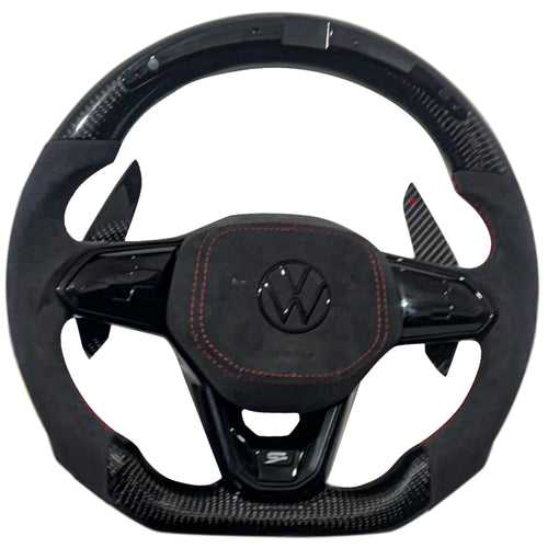 Polo Led Carbon Fibre Steering Wheel