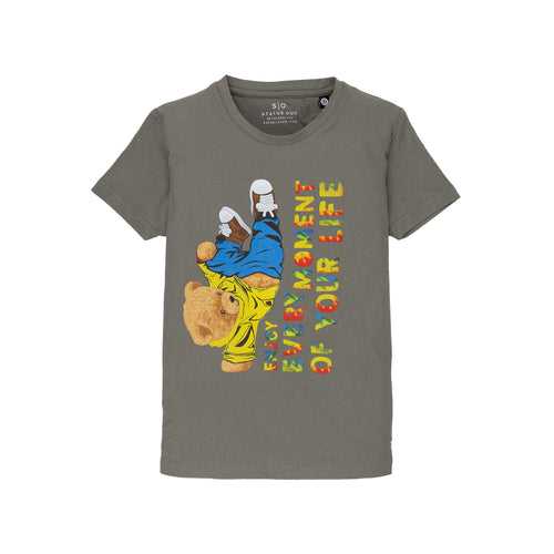 Boys Printed Round Neck T-Shirt