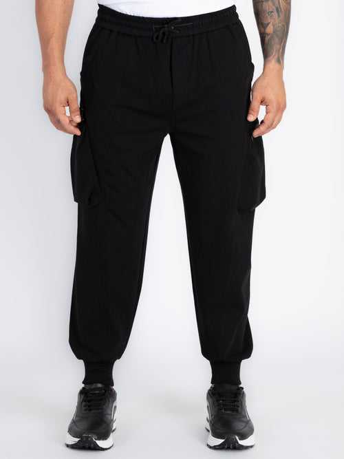Mens Solid Balloon Fit Joggers