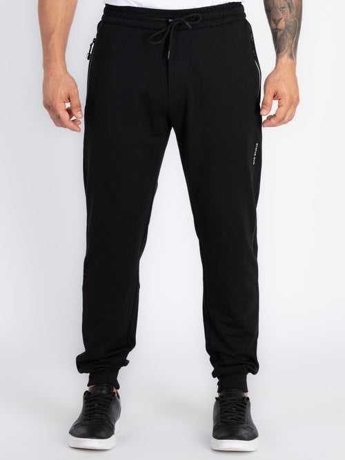 Mens Solid Regular Fit Joggers