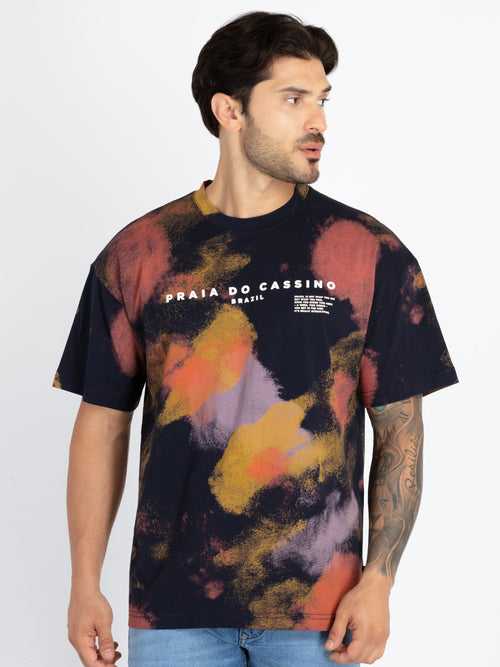 Mens All Over Printed Oversized T-Shirt
