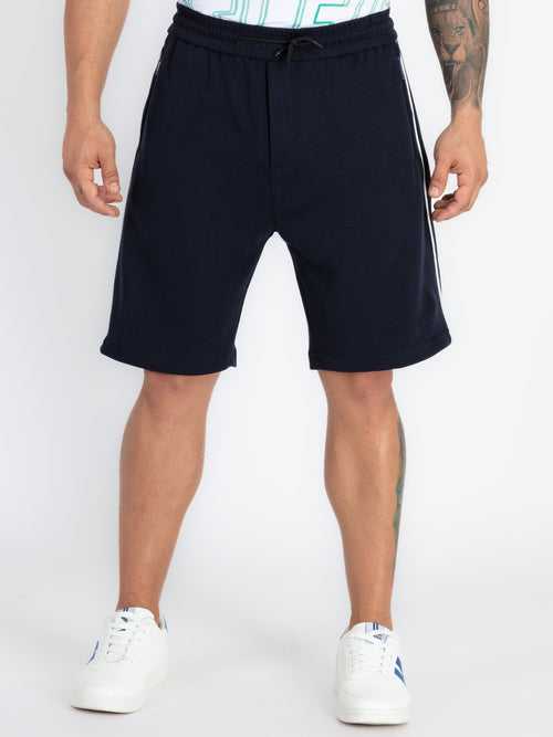 Mens Solid Regular Fit Shorts