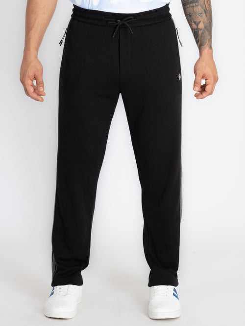 Mens Solid Regular Fit Track Pants