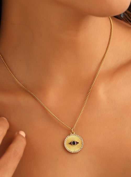 Vintage Evil Eye Necklace