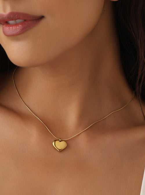 Waterproof Heart Necklace