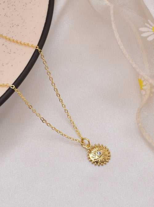 Small SunShine Nazar Necklace