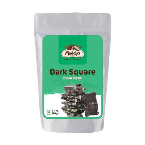 SQUARES - 70% DARK WITH MINT**