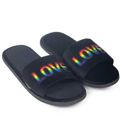 LOVE Domani Slippers Men (Black-Multi)