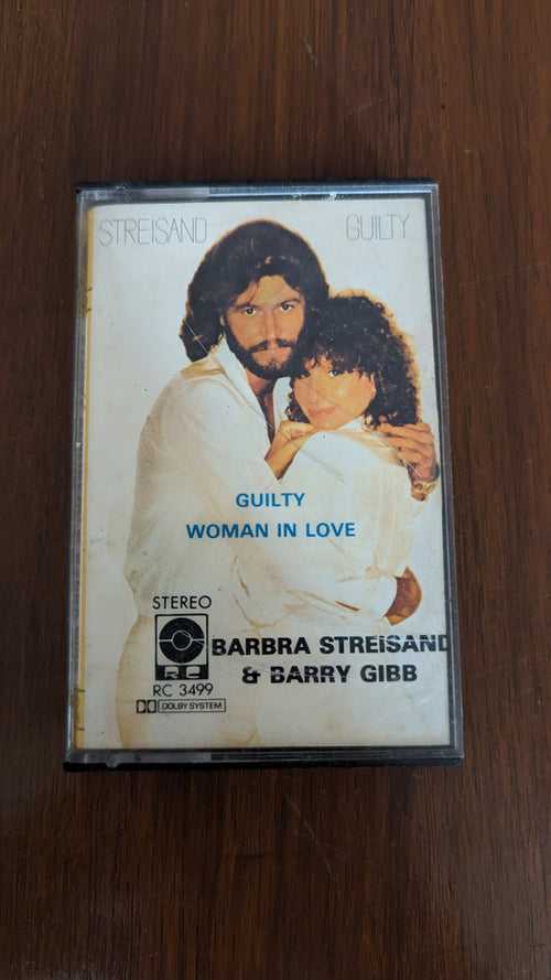 Barbra Streisand Barry Gibb Guilty Woman in Love Cassette Tape