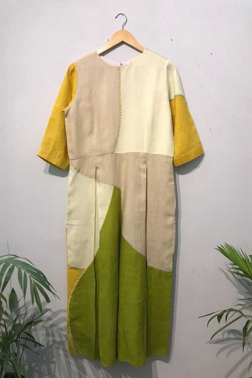 Yellow Linen Jumpsuit