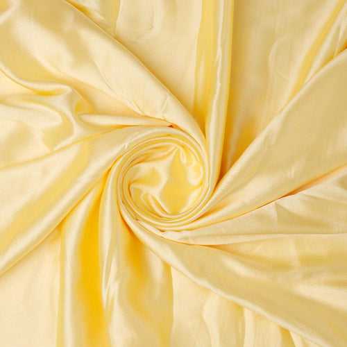 Yellow Plain Japan Satin Solid Fabric