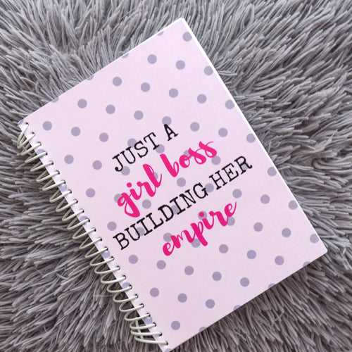 Girl Boss Notebook (Pink)