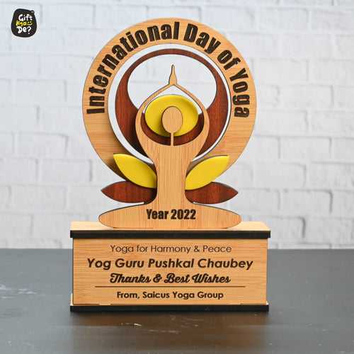 Yoga Themed Awards | Memento for Yogis and Yoginis | Mindful Recognition