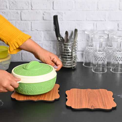 Kitchen Coasters for Hot Utensils & Anti Slip Coaster Set for Big Hot Pots, Pans, Casserole & Bowl