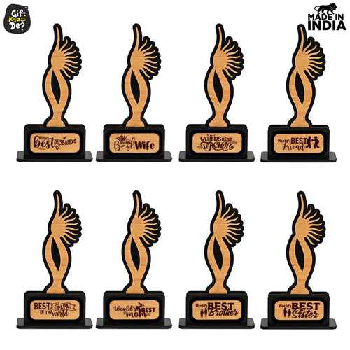 Memento Awards and Trophy for All, Easy Print & Sticker Paste Your Matter, Eco Friendly Gifts