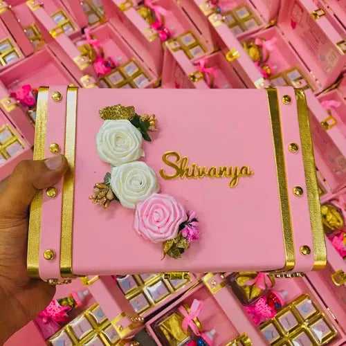 Wedding Return Gift - Personalized chocolate Gift box - Minimum 10 Boxes