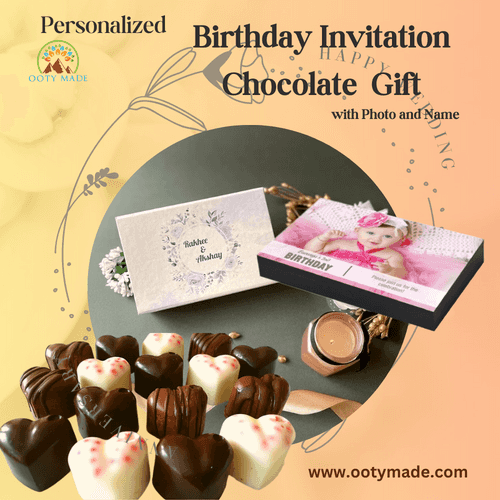 Birthday Return Gifts- personalized Chocolate Gift with photo- (Minimum 10 Pices)