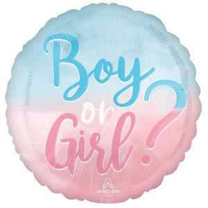 The Big Reveal Boy or Girl Foil Balloon