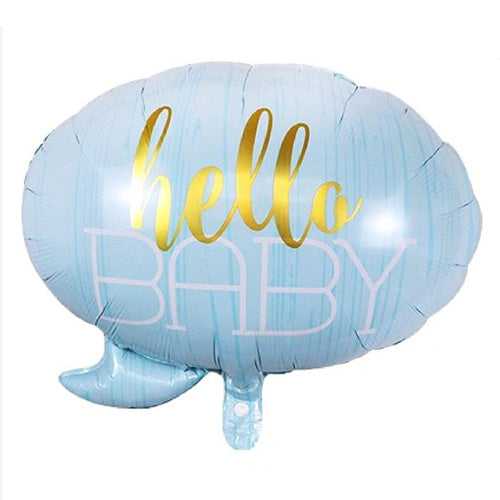 Hello BABY Foil Balloon - BLUE
