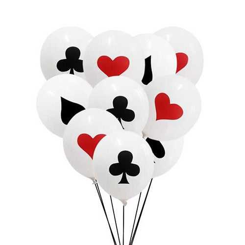 Casino/Poker Party Decoration Balloons