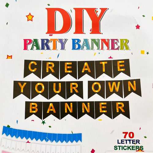 DIY Alphabets Customizable Name Banner