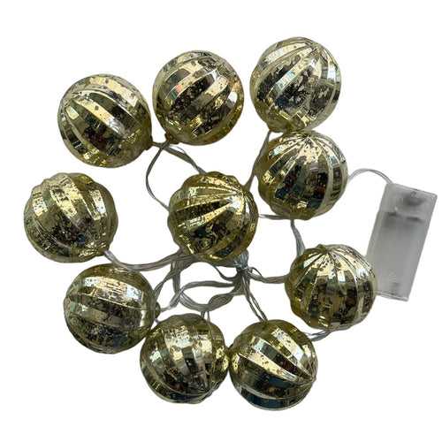 Fancy Decorative Ball Lights [Golden Metallic]