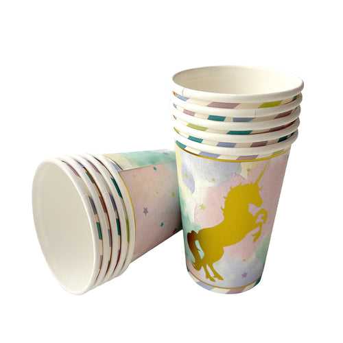 Unicorn Theme Glossy Cups - NEW