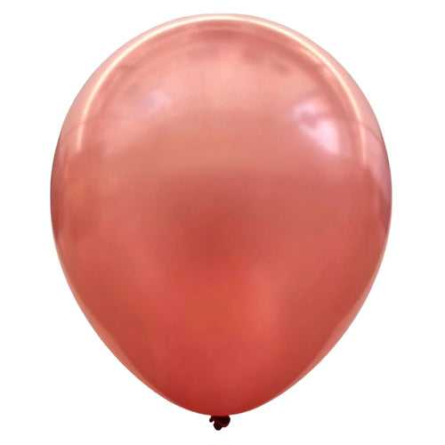 12" Metallic Latex Pearl Balloons [25 pcs pack] - Rose Gold