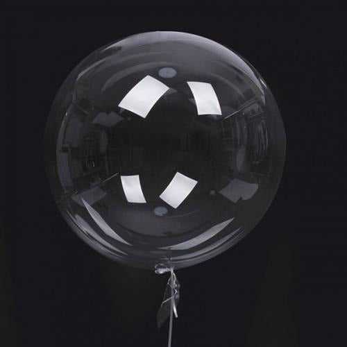 18" Clear Balloons Helium Filled [1 Nos.]