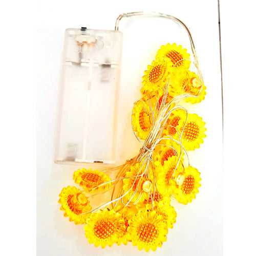 20 Pcs Sunflower Battery Operated Lights String (Battery Not Included)