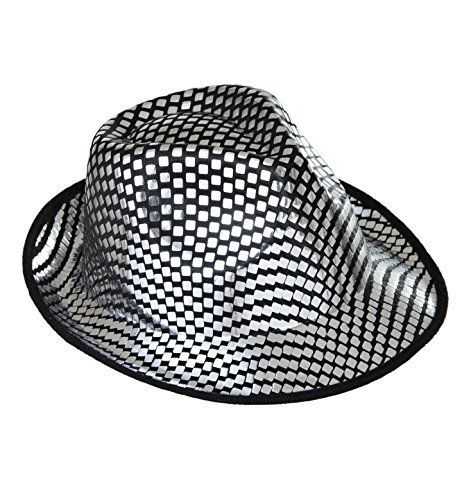 Fedora Square Metallic Hat