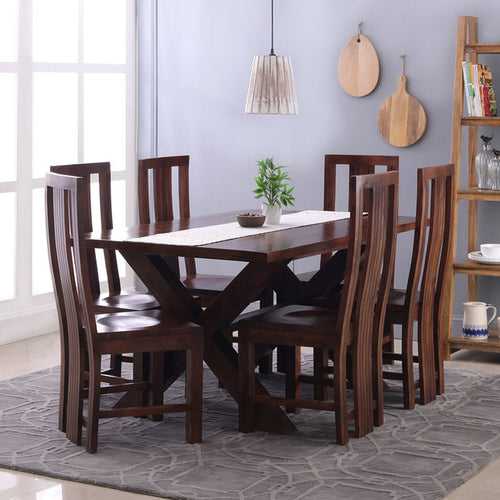 Dining Table Set - Wooden - CLOVIS CAPRA