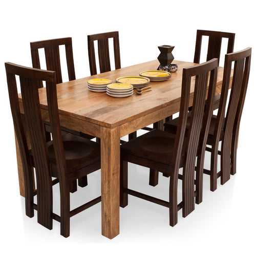 Dining Table Set - Wooden - GRESHAM CAPRA