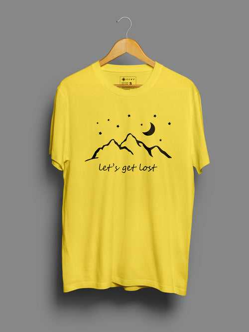 Let's Get Lost | Printed  T shirt