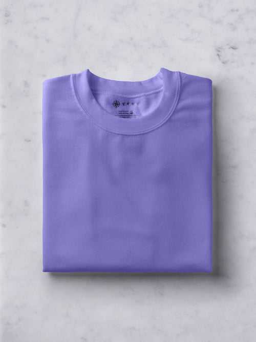 Lilac | Plain T shirt