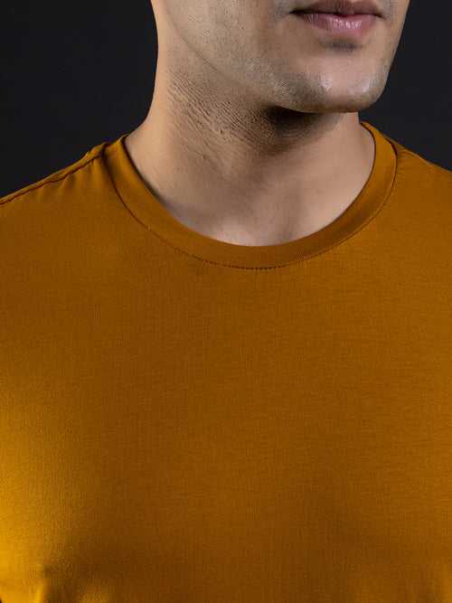 Mustard   | ACTION series | Sports t shirt for Men