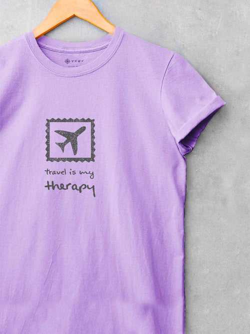 Travel is my Therapy |  Printed T shirt