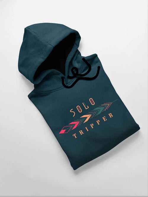 Solo Tripper Printed Cotton Hoodie for Men & Women