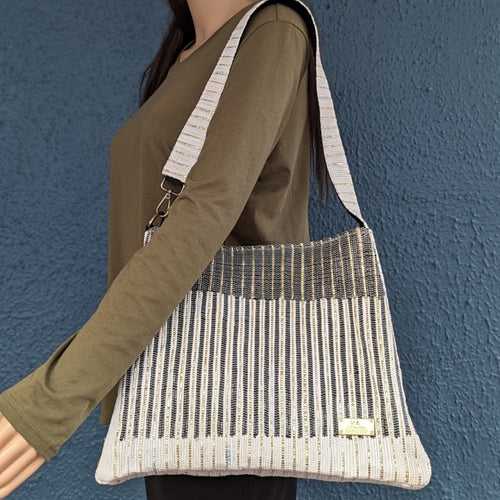 Upcycled Handwoven Trapeze Tote (TT0424-002) PS_W