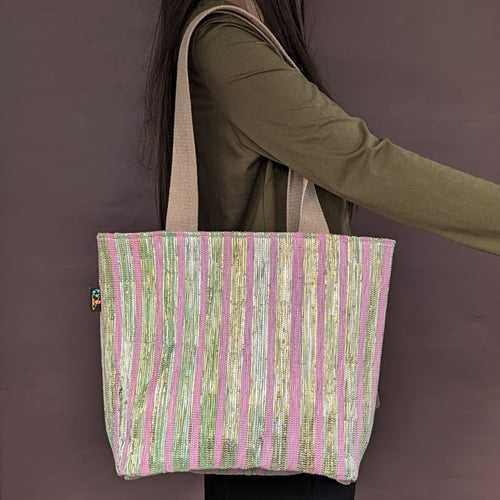 Upcycled Handwoven Shopper Tote (ST0424-027) PS_W