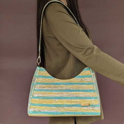Upcycled Handwoven Baguette Bag (BTB0424-012) PS_W