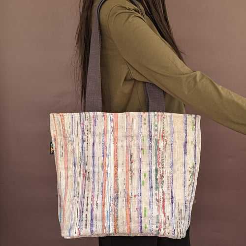 Upcycled Handwoven Shopper Tote (ST0424-019) PS_W