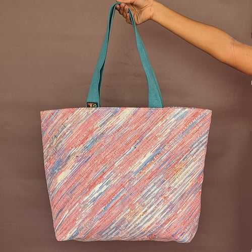Upcycled Handwoven Beach Bag (BB0424-034) PS_W