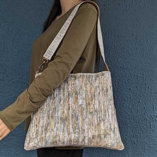 Upcycled Handwoven Trapeze Tote (TT0424-004) PS_W