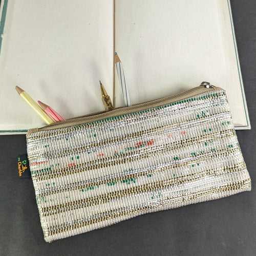 Upcycled Handwoven Pencil Pouch (PP0524-004) PS_W