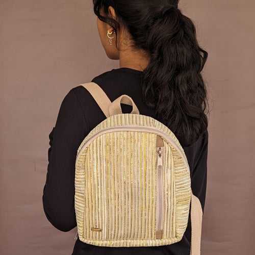 Upcycled Handwoven Bug Pack (BPK0524-001) PS_W