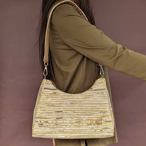 Upcycled Handwoven Baguette Bag (BTB0424-008) PS_W