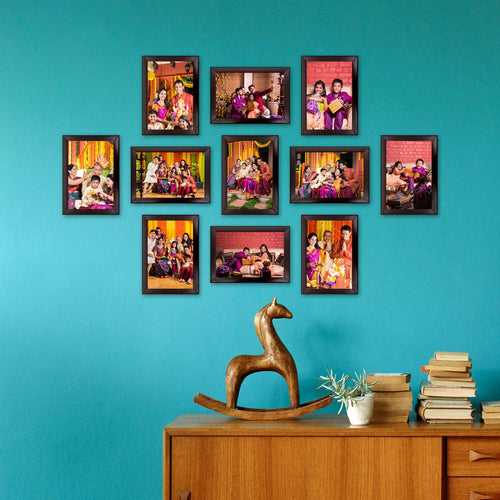 Personalise Wooden Photo Frame - Set of 11