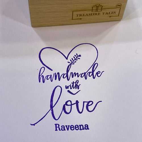Handmade with Love - Name Stamp