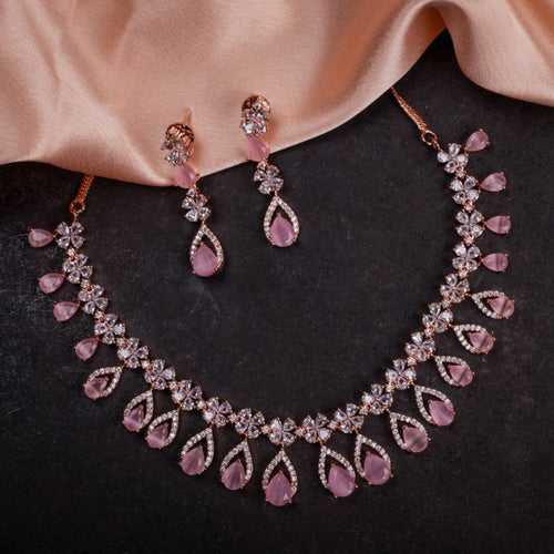 Priyasi Pink Necklace